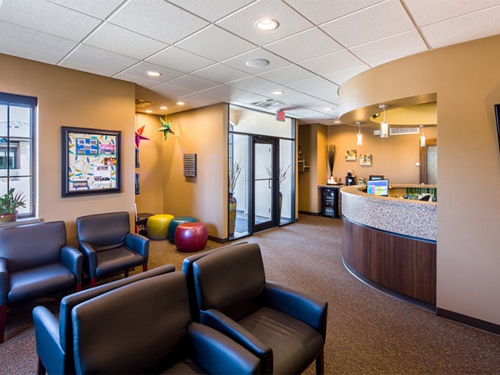 Dental waiting room in Coralville IA